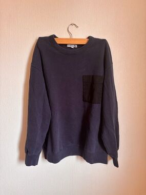 JW Anderson X Uniqlo Navy Patchwork Nautical Crewneck